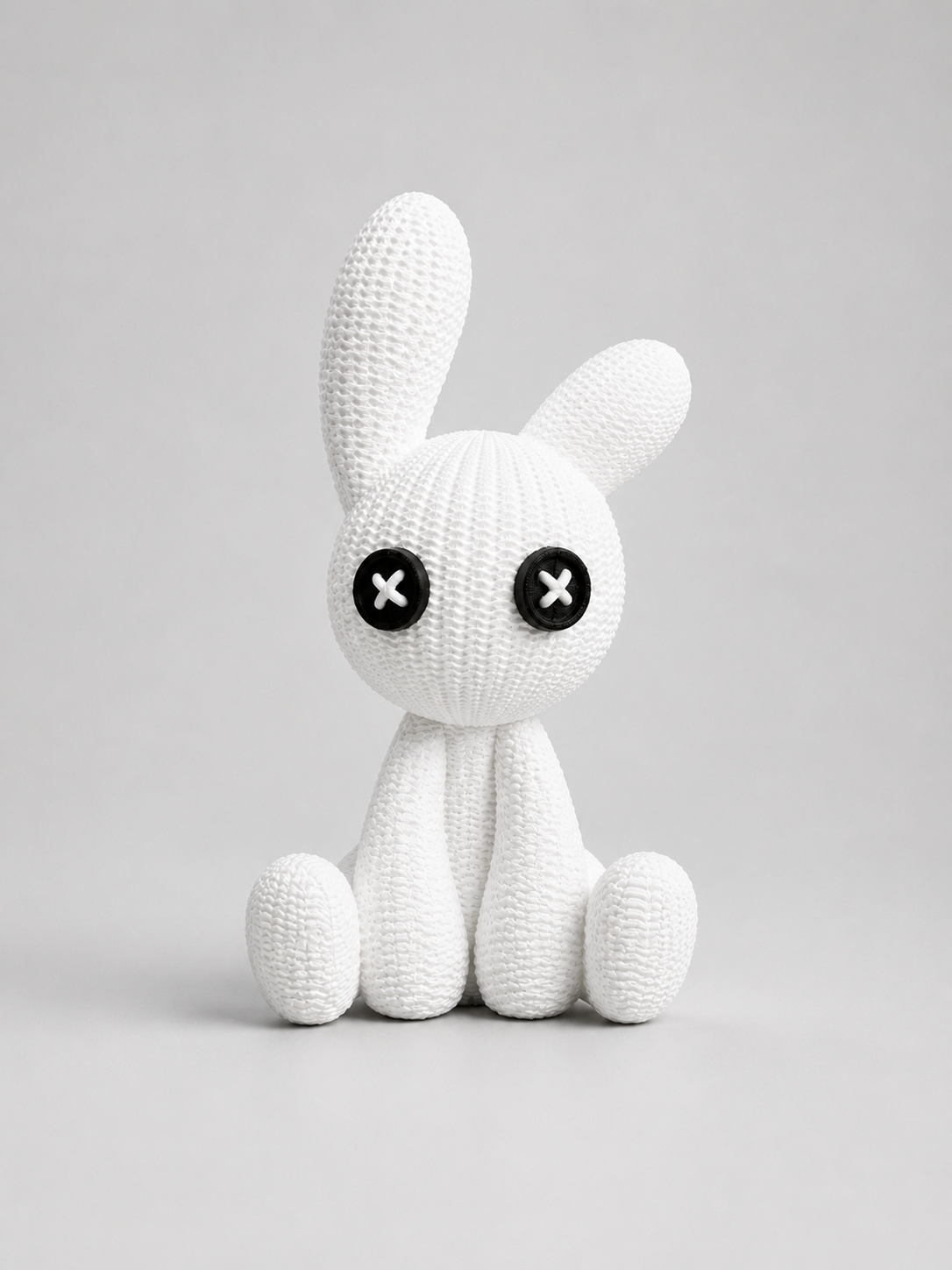 KNITTED WHITE BUNNIE