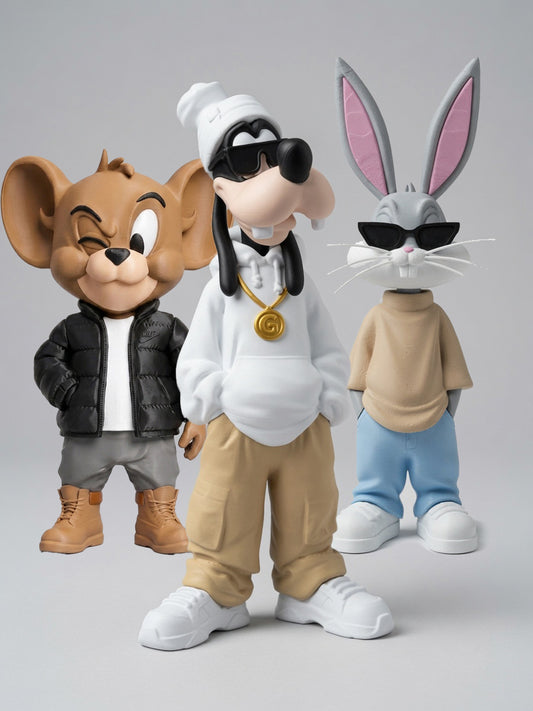 Urban Bundle – Goofy, Bugs Bunny & Jerry 60cm Figures
